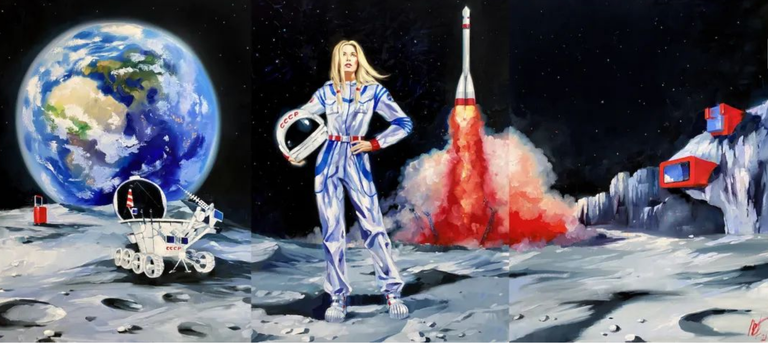 宇宙之梦，太空时代的女性力量LSXV8发动机