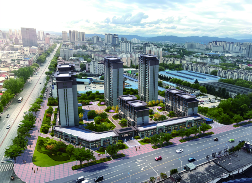 75项目效果图本次棚户改造项目规划显示,总用地面积25.