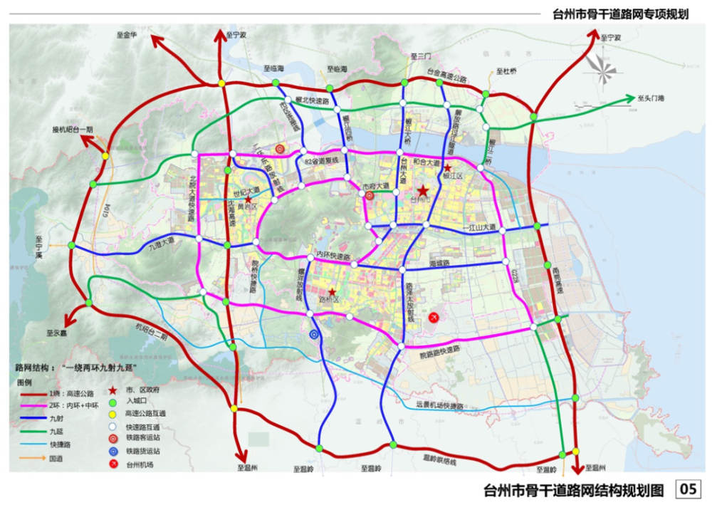 台州外环快速路规划图片