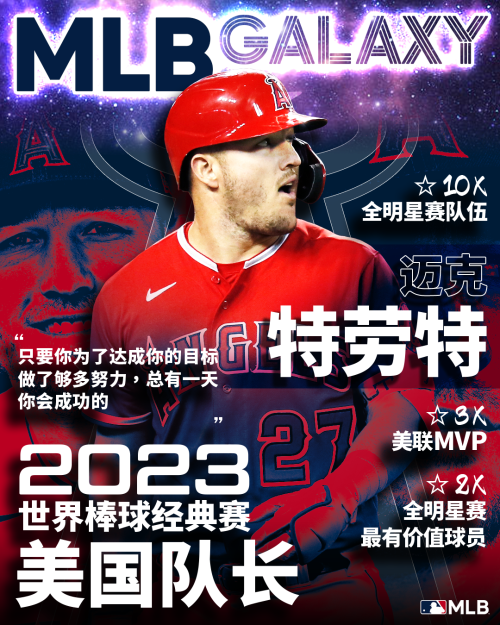 mlb galaxy封面人物:迈克-特劳特_腾讯新闻