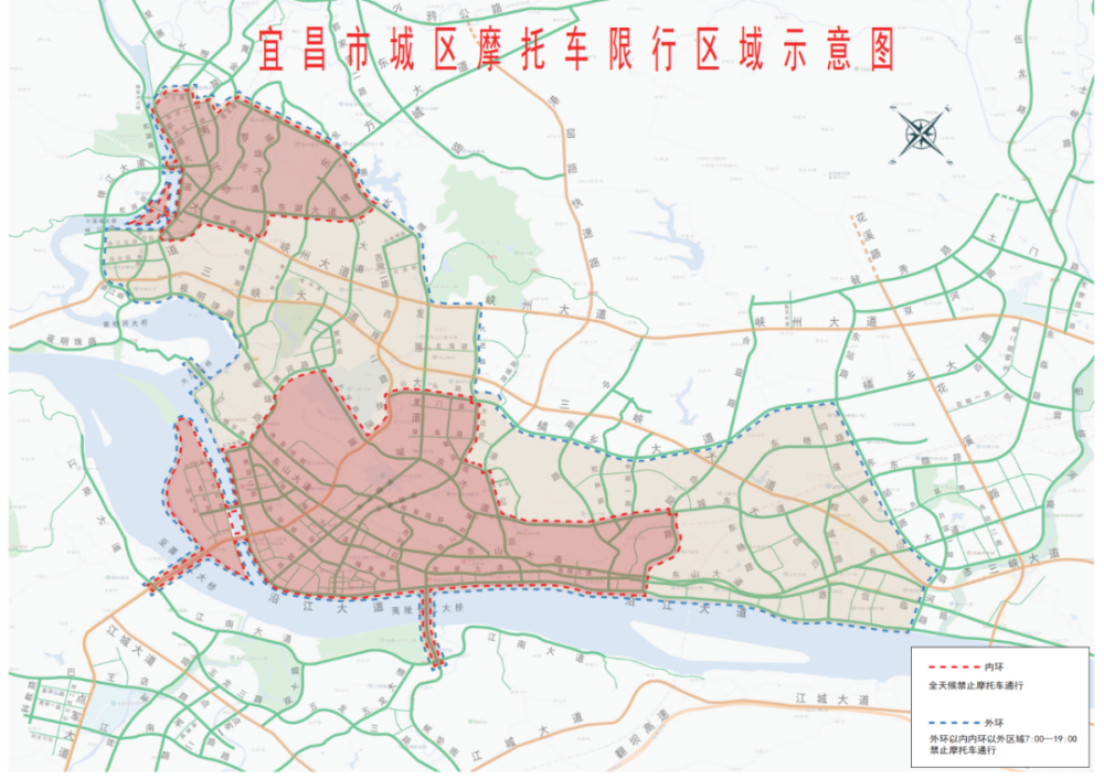 2020宜昌禁摩区域图图片