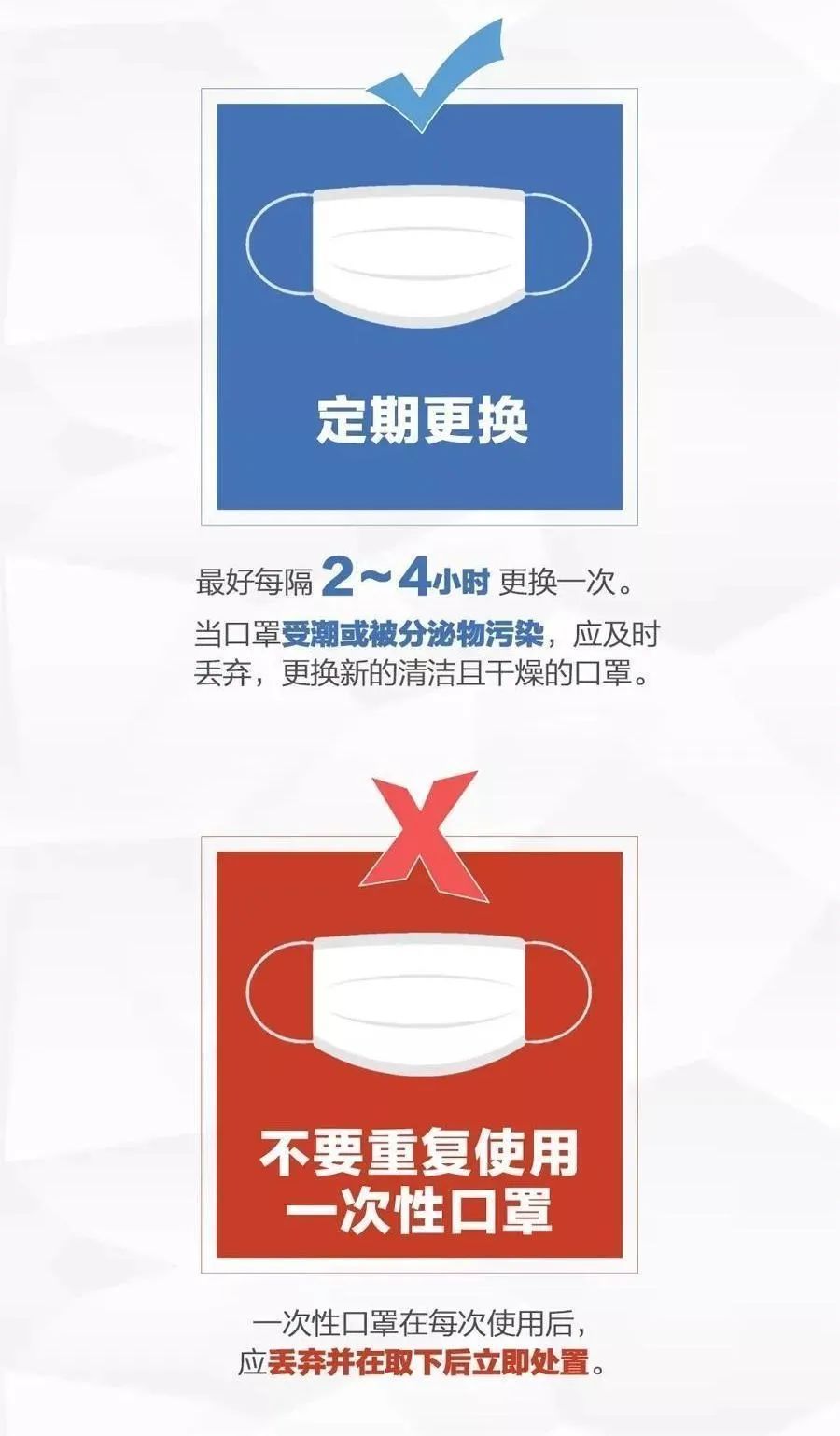 关于戴口罩重要提醒