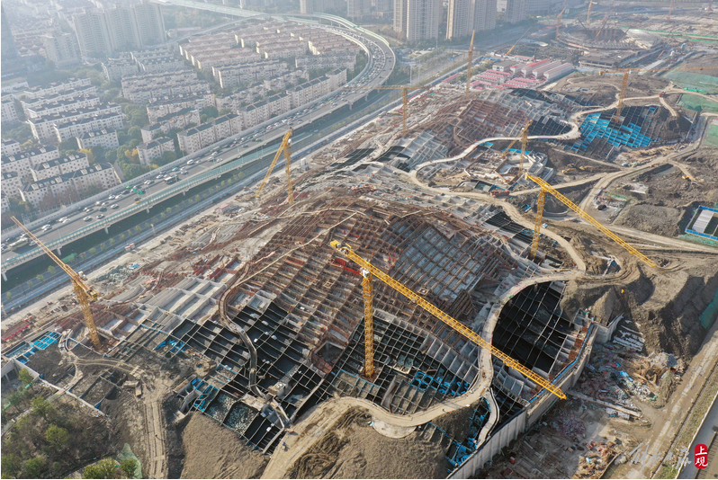 已达48米上海在市区造了一座山2024年可在黄浦江畔爬山惊喜还在后头