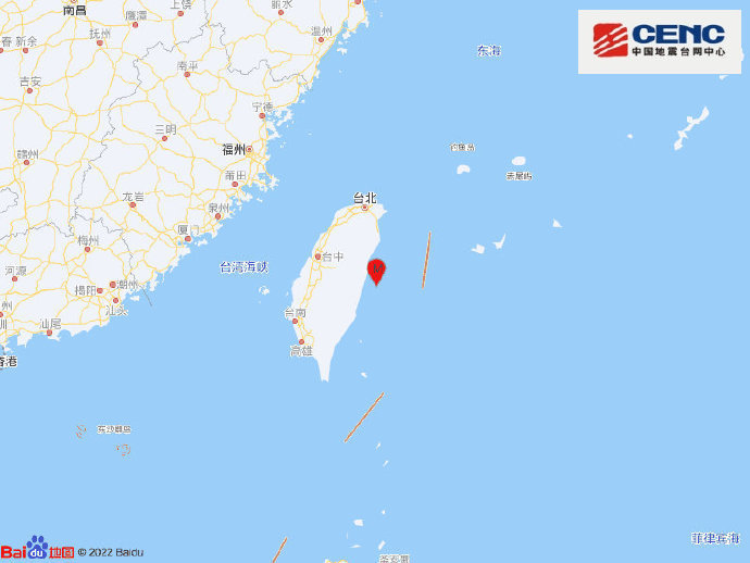 台湾花莲县海域发生5.9级地震，福州等多地震感明显destroy的复数