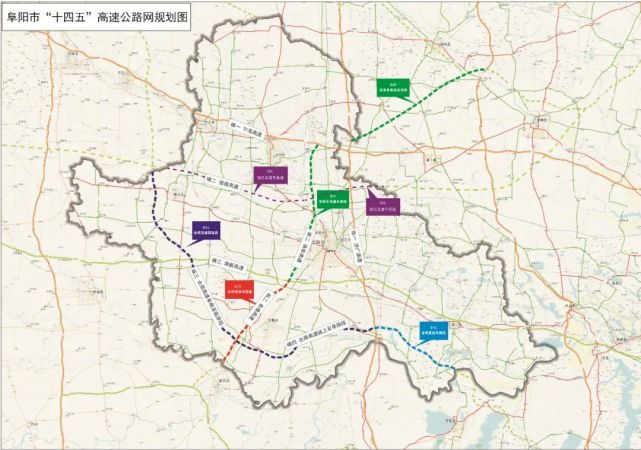 有关人士介绍,徐淮阜高速阜阳段,合周高速颍临段两条高速连同已开工