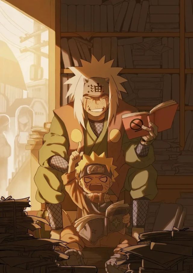 火影忍者三忍自来也帅气手机壁纸12张