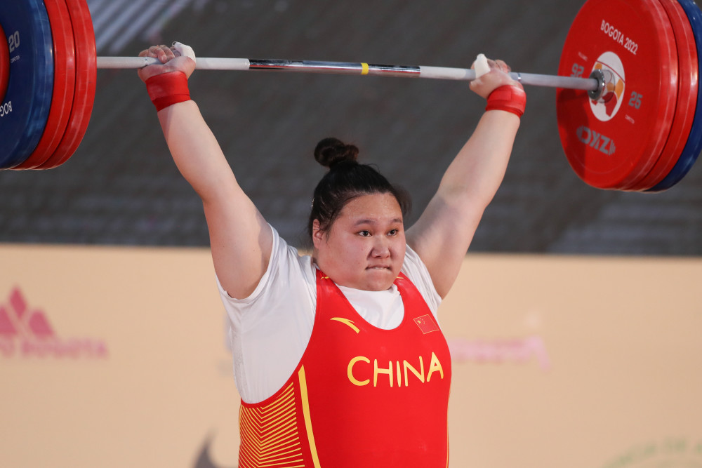 (体育)举重——世锦赛女子87公斤以上级:李雯雯包揽三项金牌(2)_腾讯
