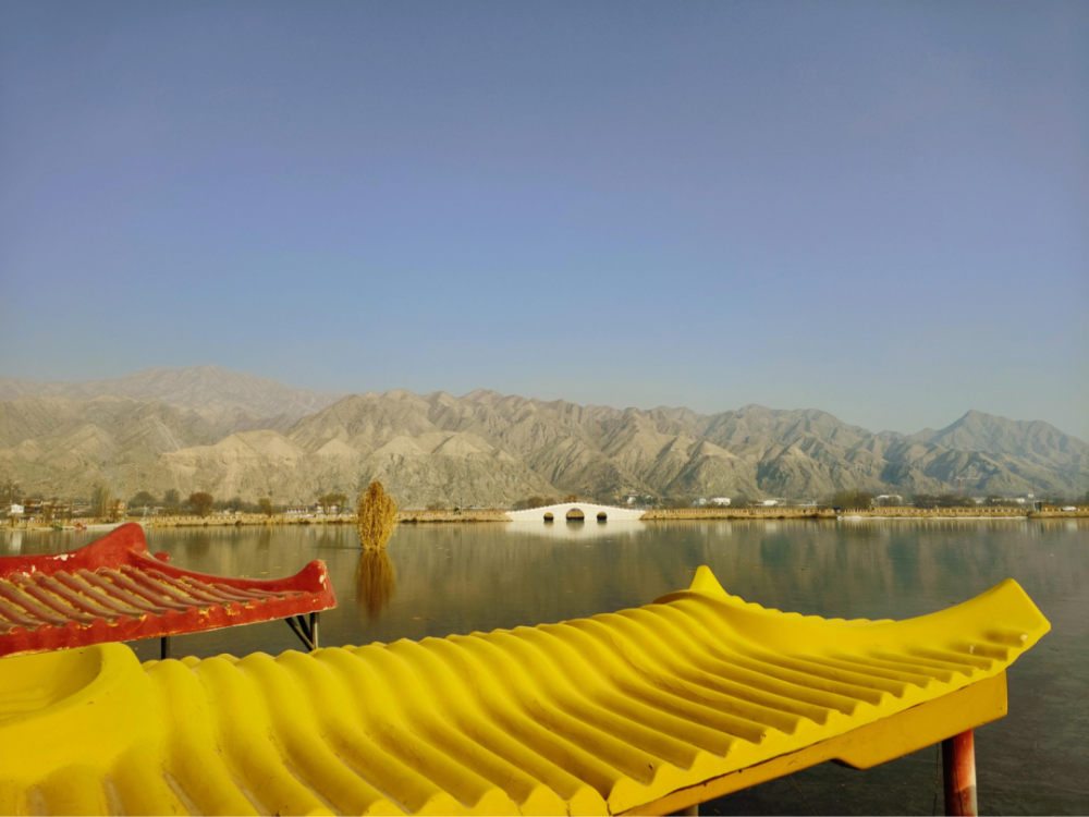 水墨丹青太极岛冬日永靖最美的风景