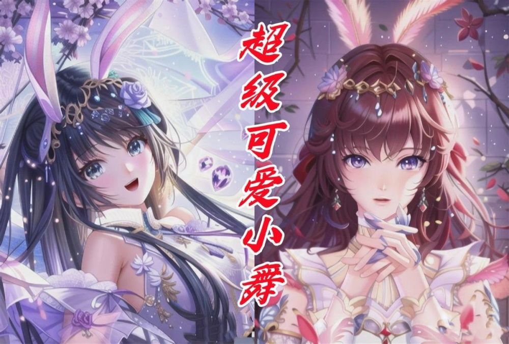 ai作图后的荣荣和小舞,3d瞬间变2d,百合味道相当浓郁_腾讯新闻