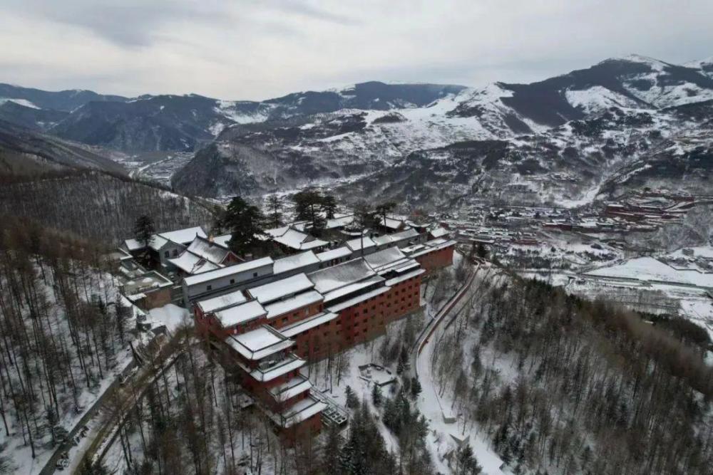 图话丨五台山台顶雪景美如画