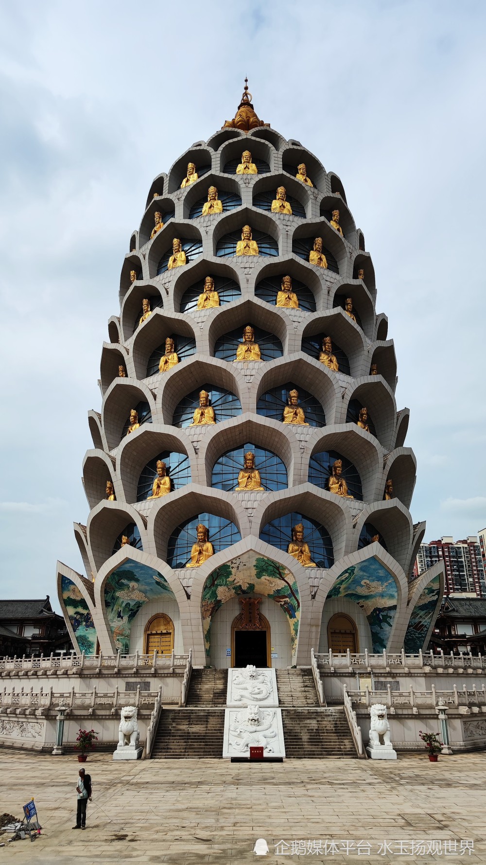 常州最美寺院宝林禅寺,91.9米高的观音阁你来过吗?_腾讯新闻