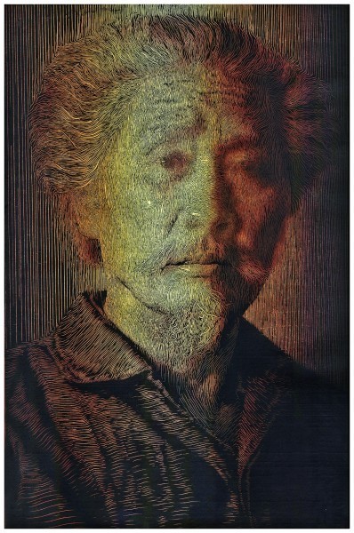 大师——石鲁(版画) 刘京阳光——大理午后(版画) 刘京大师——田汉