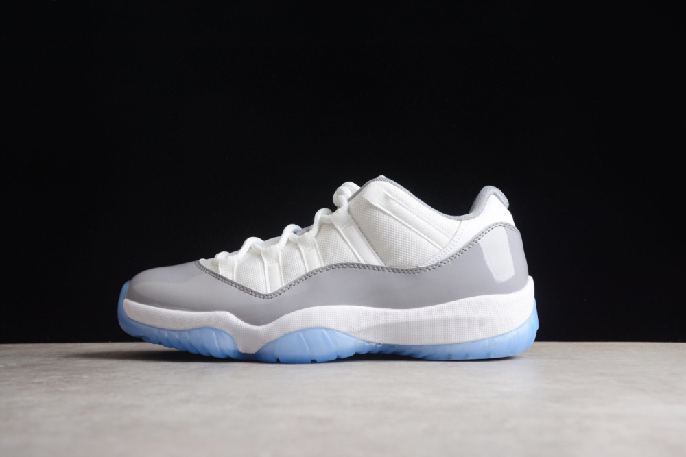 乔丹air jordan 11 low cement grey 酷灰低帮篮球鞋 - aj低帮篮球鞋