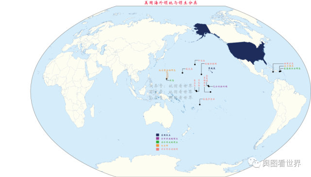 美国行政区划图和海外领土分布图——波多黎各能成为美国第51州吗？_腾讯新闻