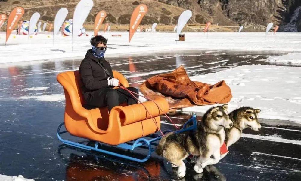 狗拉雪橇雪地摩托車雪地碰碰球冰上飛魚這個冬天,天山天池冰雪活動