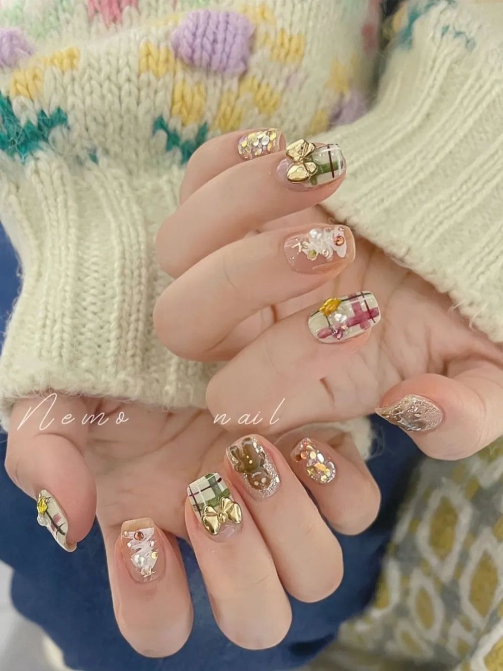 几十款冬季美甲,照着做轻松刷爆你的朋友圈!插图16