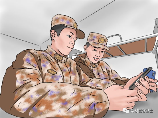 一组漫画,记录边疆官兵如何学习宣传贯彻党的二十大精神