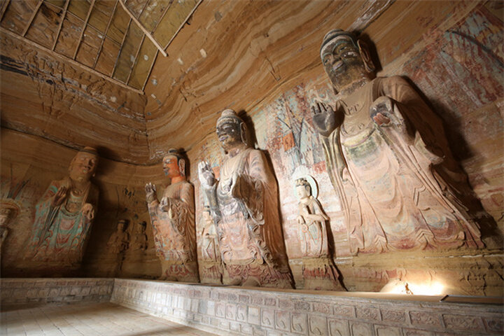 甘肃庆阳北石窟寺恢复开放_腾讯新闻