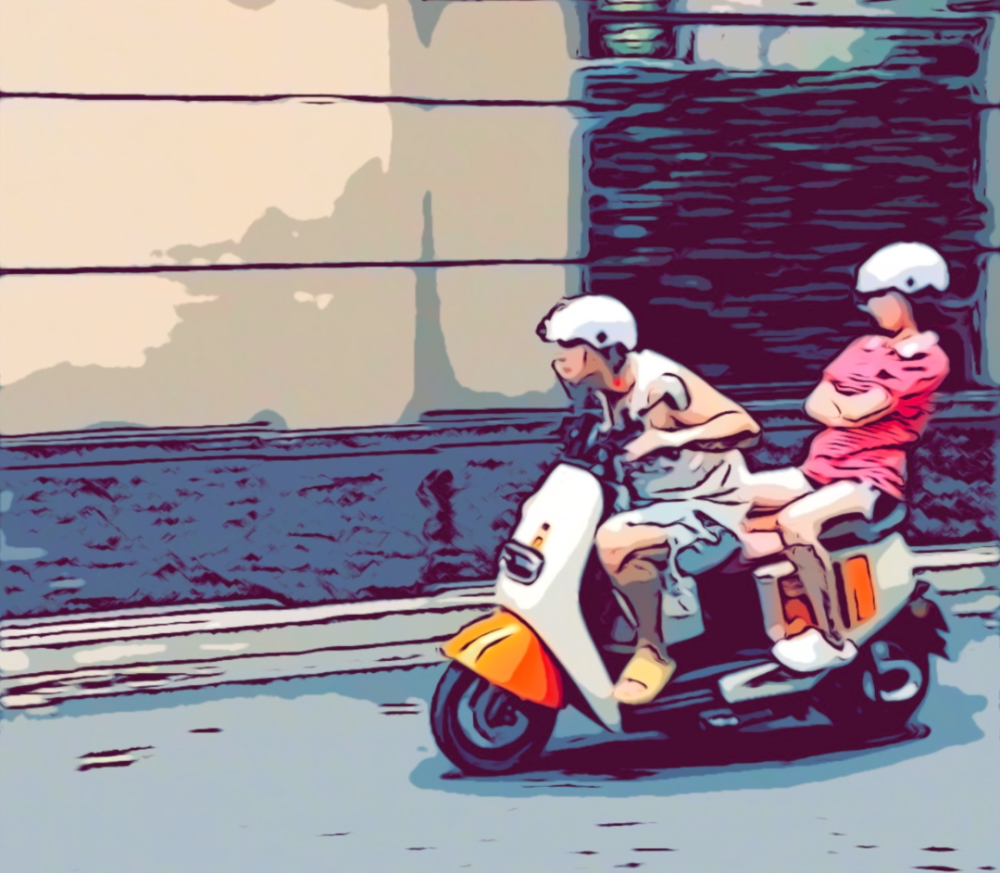 您朝这儿瞧|我着急赶路 "借"你车子一用