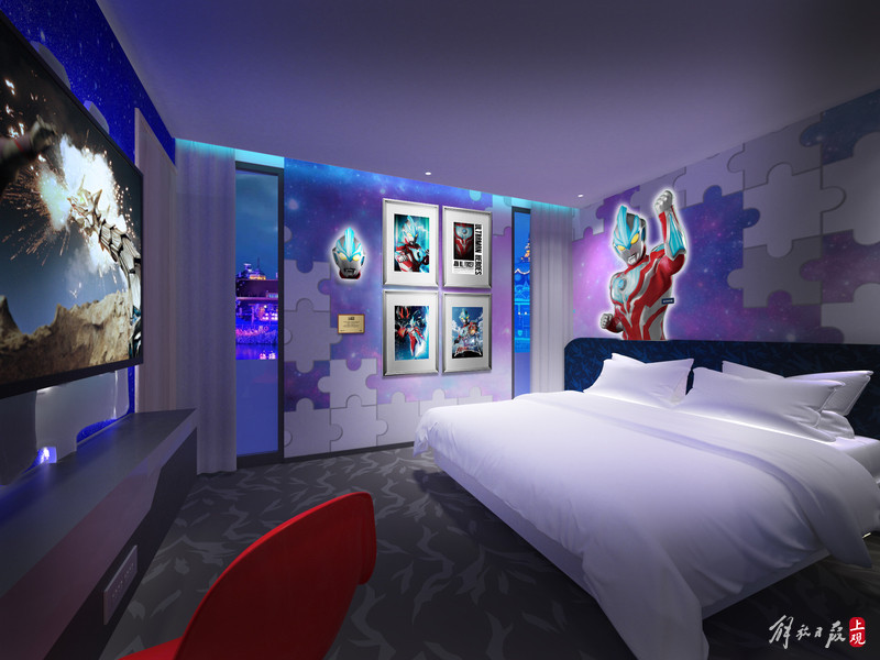 城市,宇宙六大主题,数十位奥特曼形象随机及组合出现于105款盲盒房间