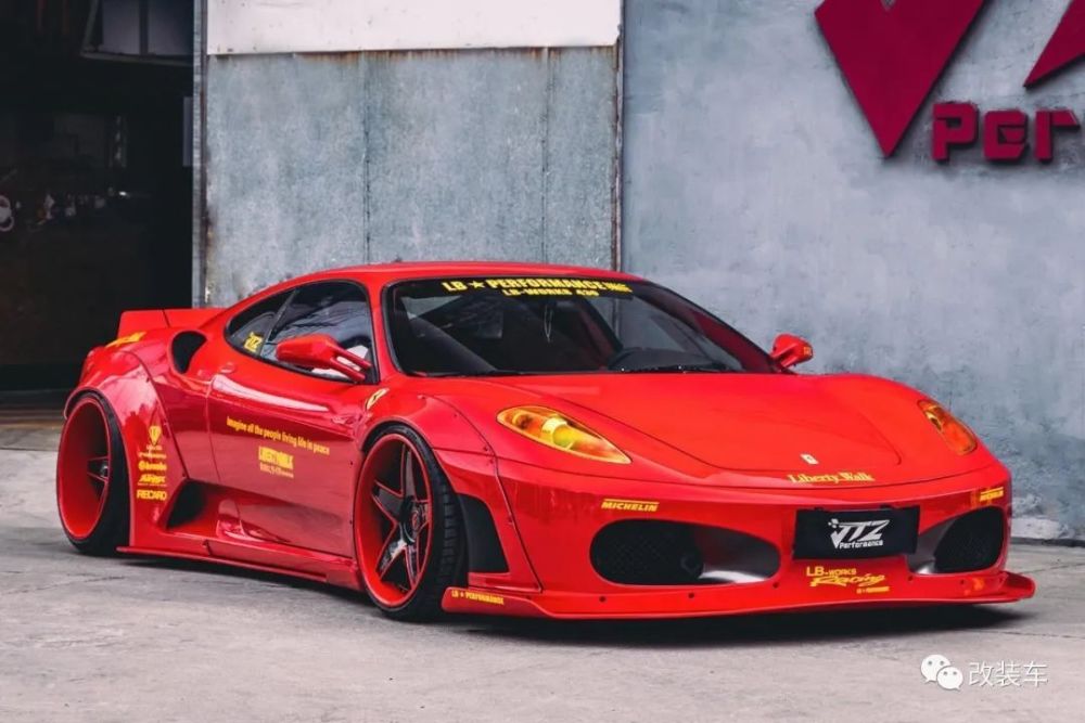 lb宽体法拉利f40紧密制作中预计亮相2023年东京改装展