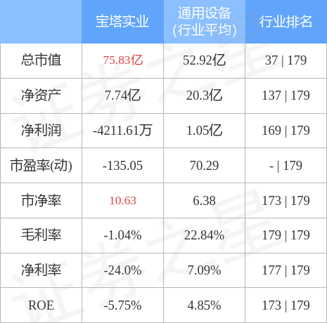 宝塔实业（000595）12月26日主力资金净买入2034.80万元