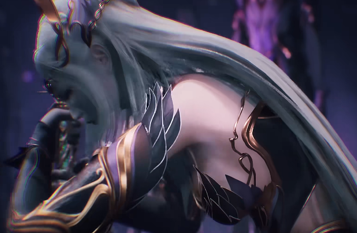 斗罗大陆:堕落千仞雪花瓣抹胸消失,特写画面很性感,白发更高级_腾讯