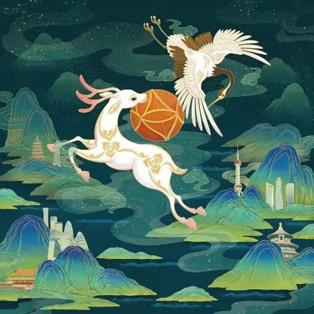 招财纳福,一"鹿"发!有了她,才能瑞气盈门!