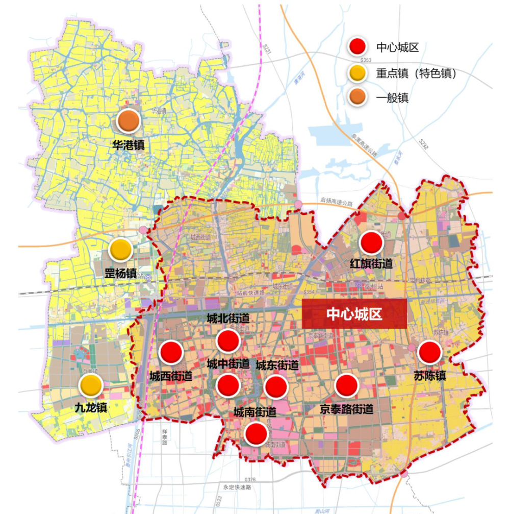 泰州2021年规划图图片