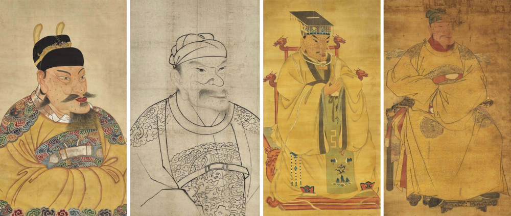 朱元璋画像满清将他抹黑成丑陋猪腰子脸朱元璋真实相貌如何