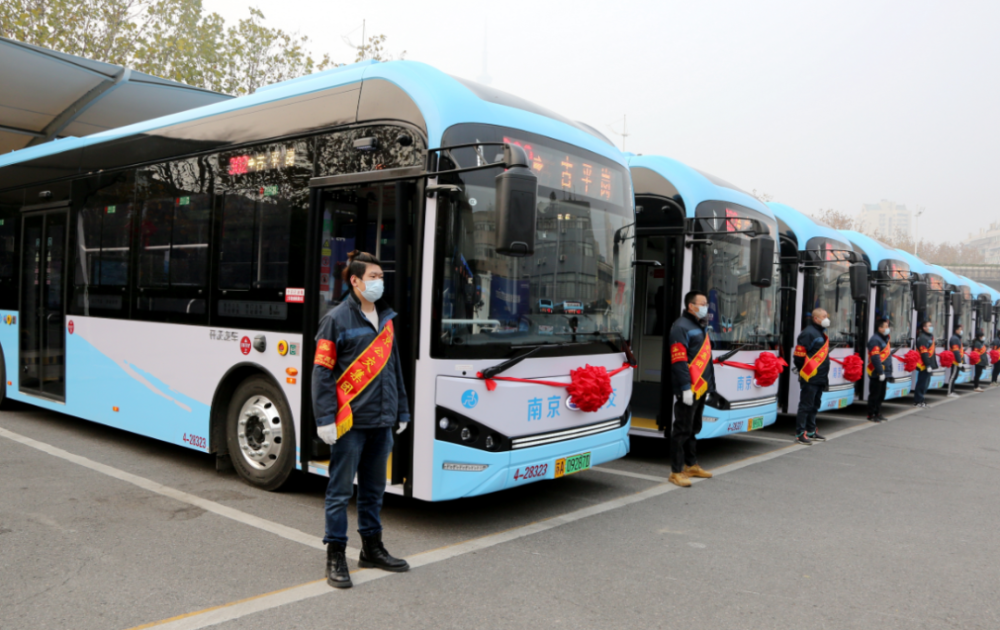 南京202辆纯电动公交车上线!12条公交线更新!