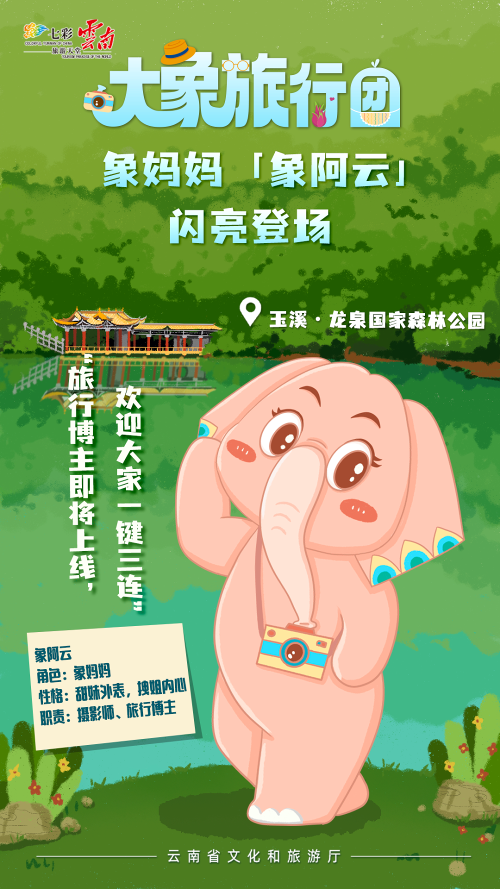 关注大象旅行团云南文旅ip正式发布