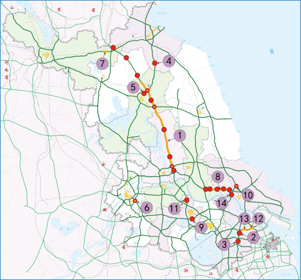 2023年元旦江苏省公路网出行服务指南