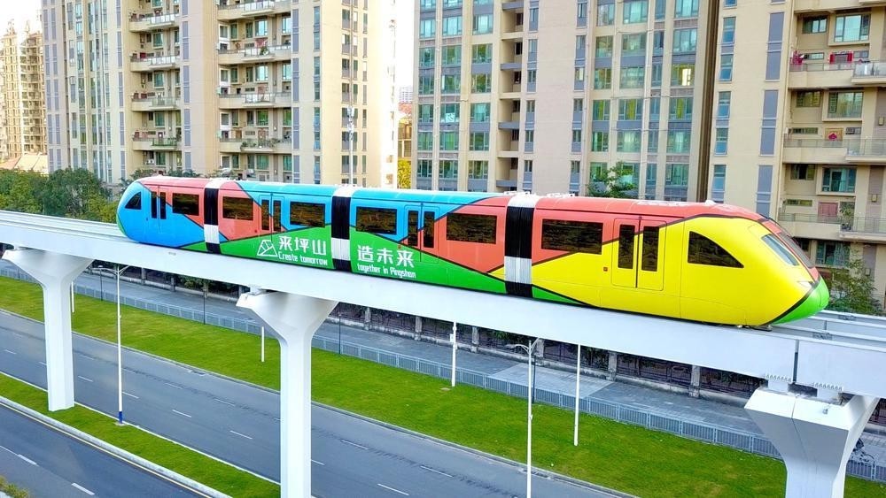 来,组图带你看云巴:据了解,坪山云巴1号线运营时