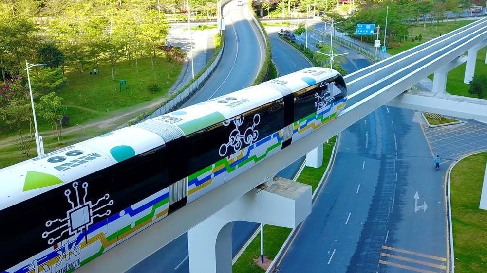 来,组图带你看云巴:据了解,坪山云巴1号线运营时