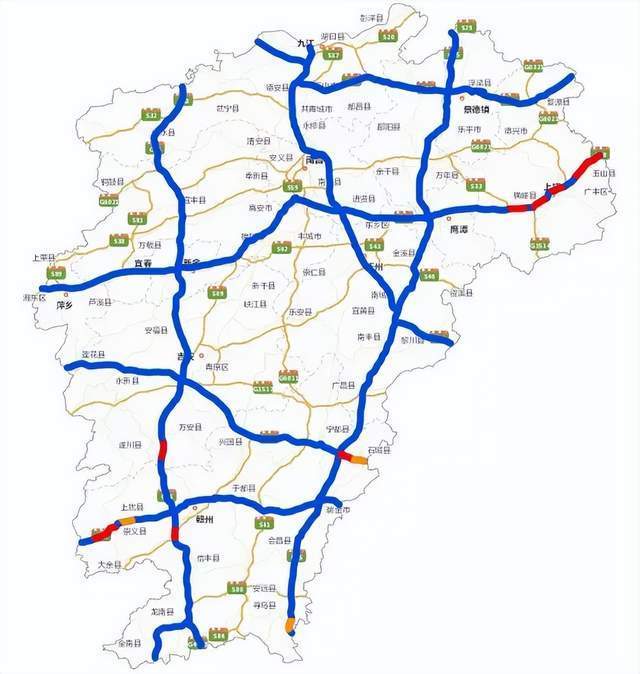 元旦假期期间江西省高速公路网运行预测来了
