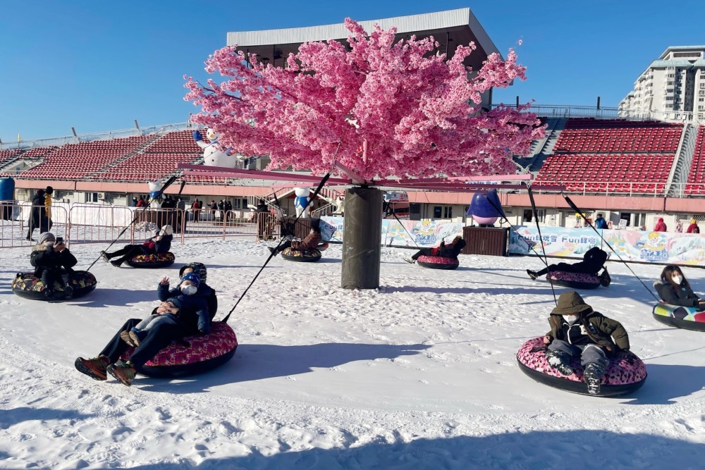 北京石景山冰雪嘉年华图片