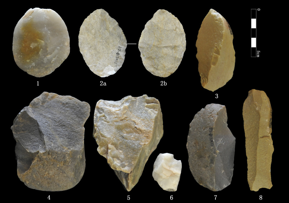 内蒙古鄂尔多斯市出土大量旧石器时代石器_腾讯新闻