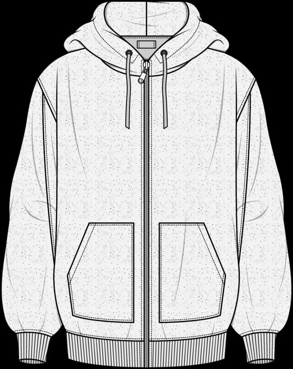 款式图|运动衫款式图素材合集!插图13