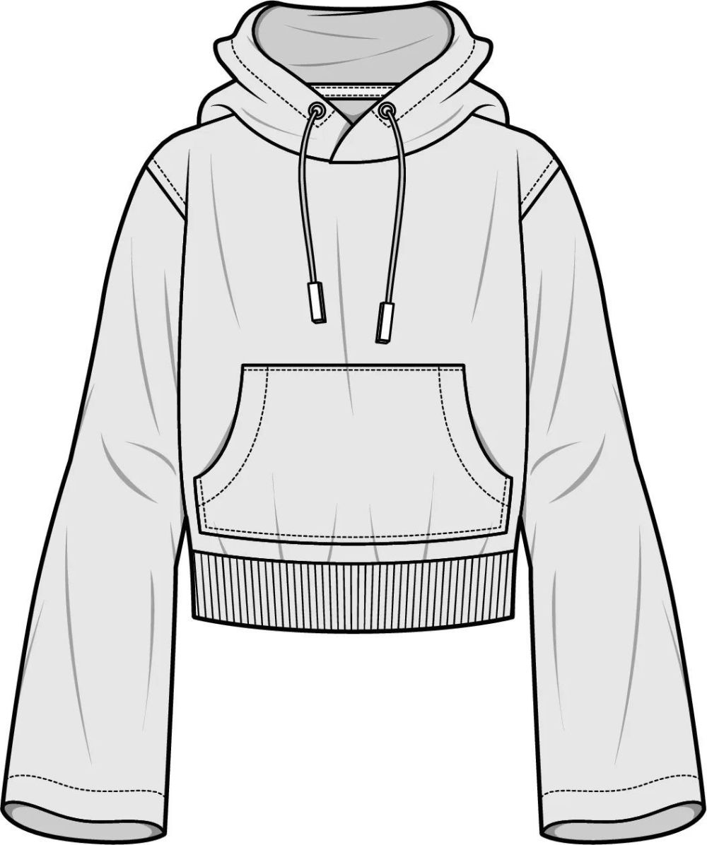 款式图|运动衫款式图素材合集!插图18