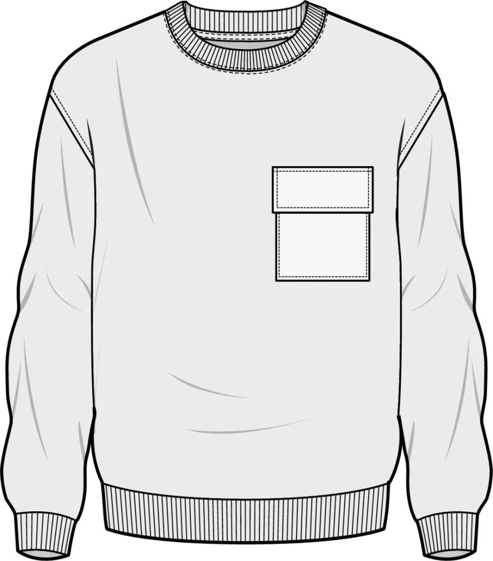 款式图|运动衫款式图素材合集!插图25