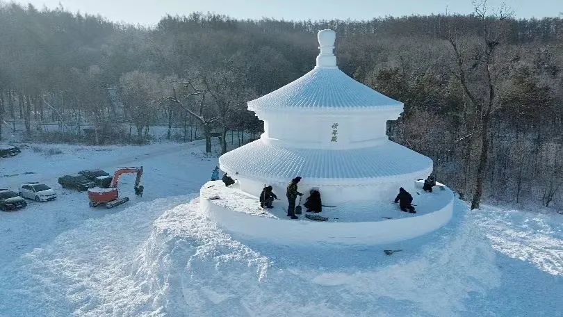 保定冰雪奇缘雪世界图片