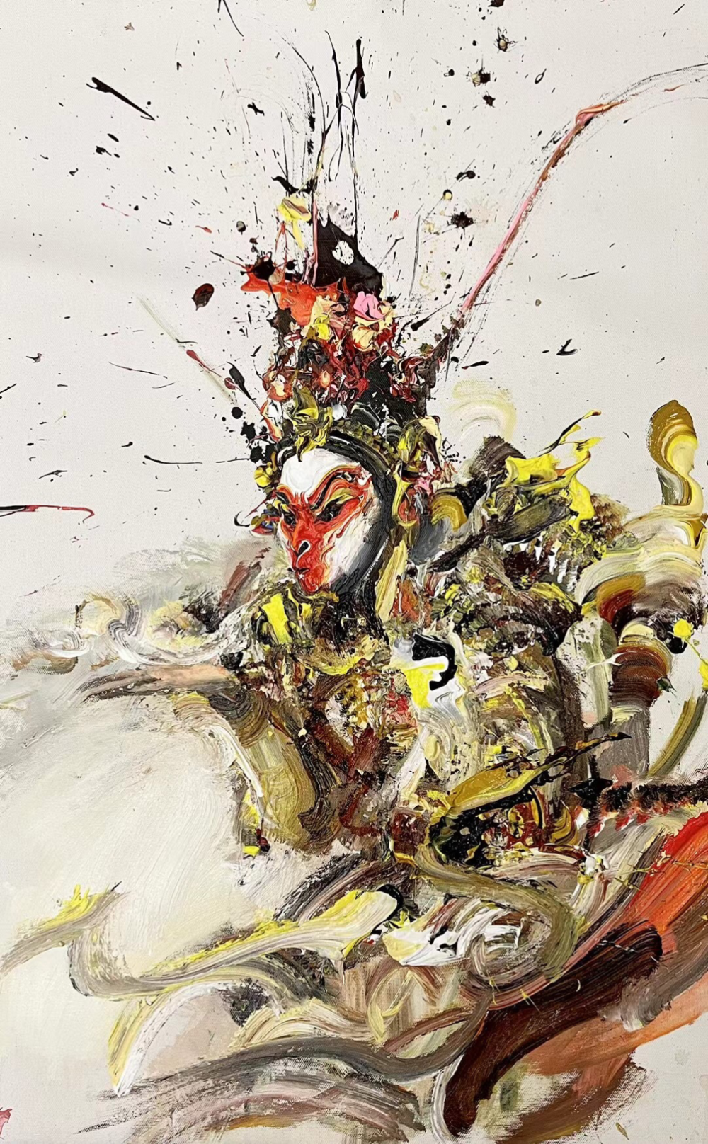 太帅了!"保洁工具" 颜料,竟变出上百个孙悟空!