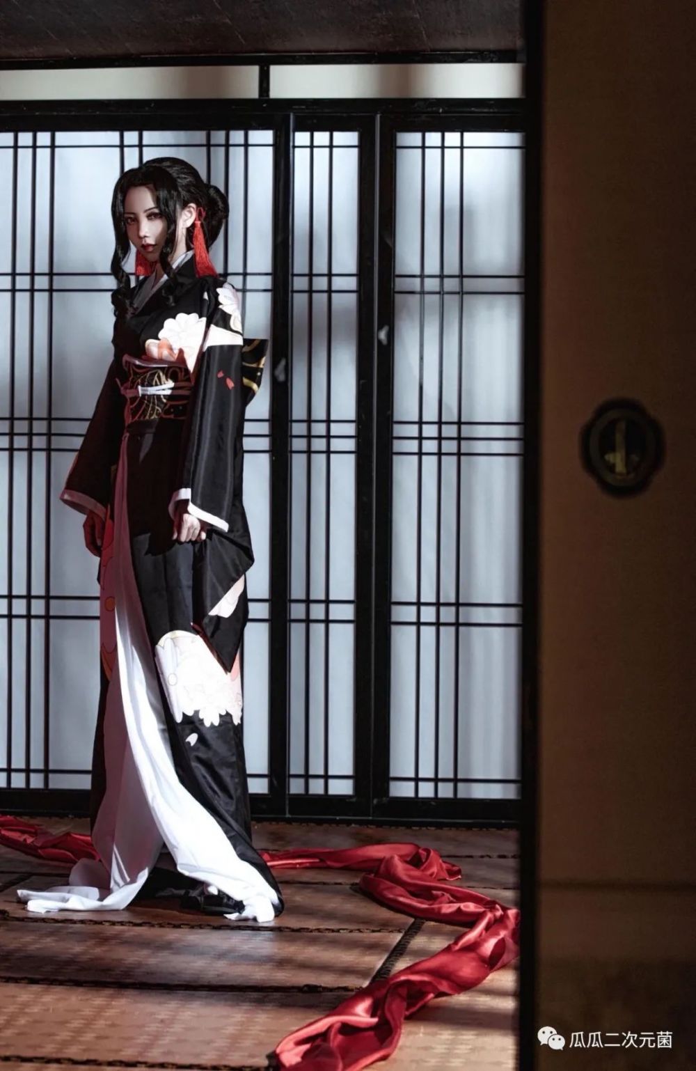 二次元cosplay丨鬼灭之刃·鬼舞辻无惨 cos_腾讯新闻