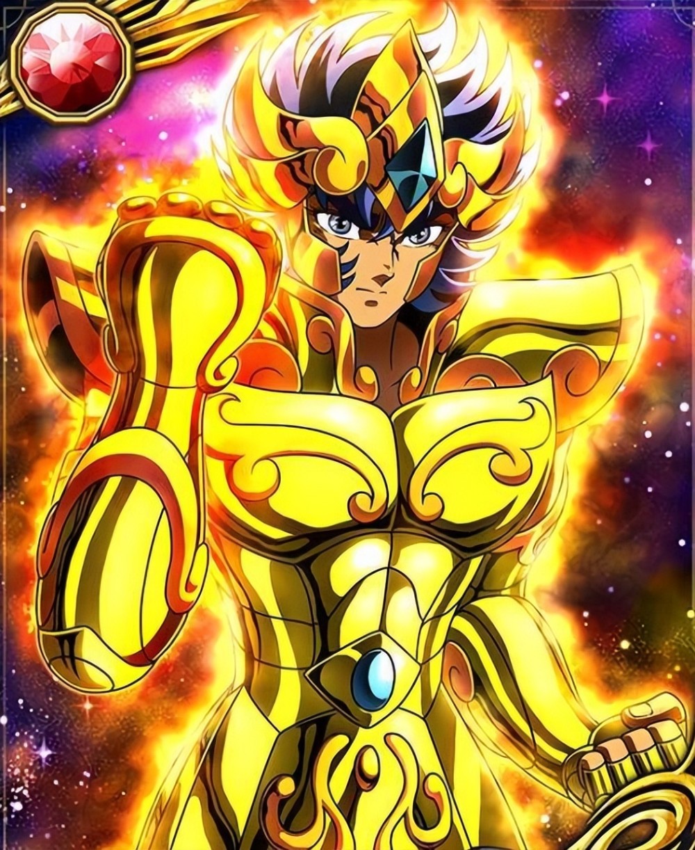 圣斗士:四主角完整黄金圣衣造型汇总 狮子座的一辉意外很契合_腾讯