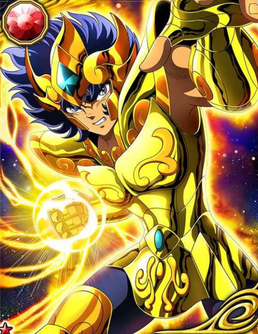 圣斗士:四主角完整黄金圣衣造型汇总 狮子座的一辉意外很契合