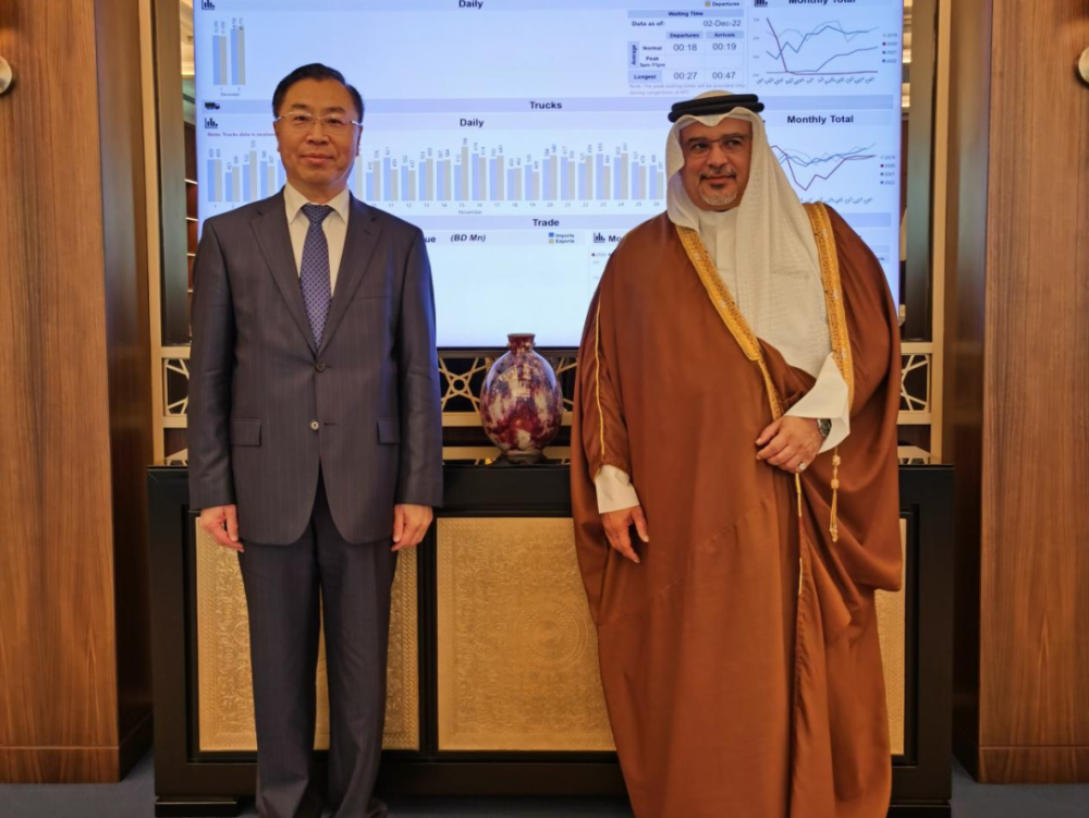 巴林王国王储兼首相萨勒曼接见国药集团董事长刘敬桢_腾讯新闻