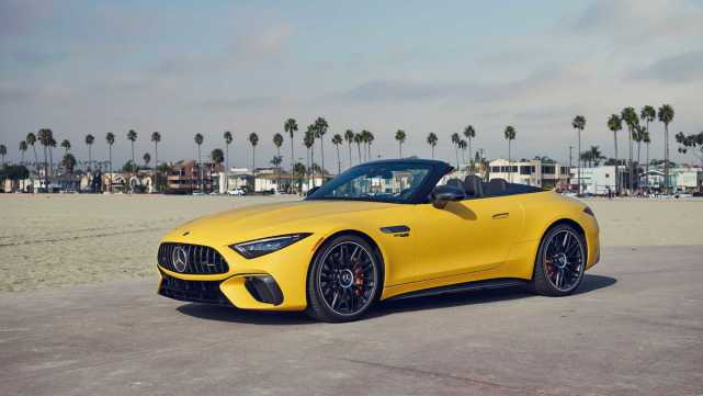 3.7秒破百的敞篷车,全新奔驰amg sl63大量实拍图发布-腾讯新闻