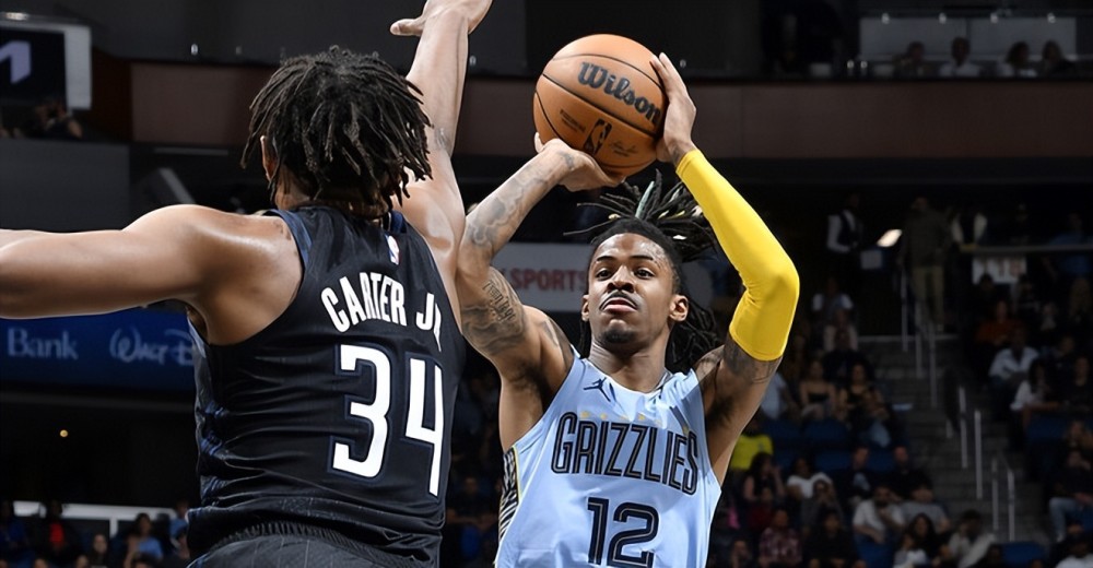 莫兰特3j同砍30灰熊5连胜重回西部第一西部确实没对手了