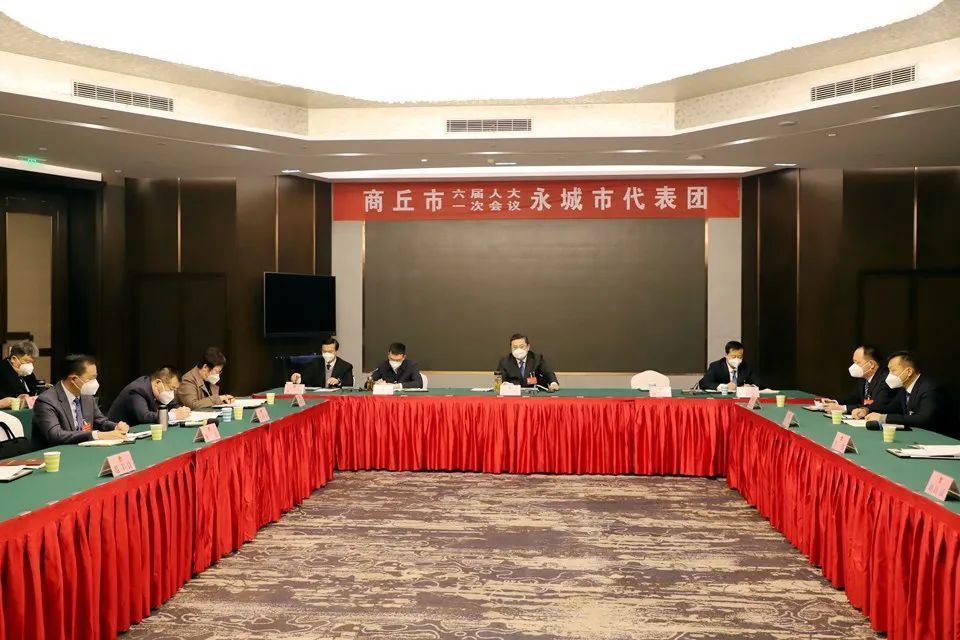 商丘市六届人大一次会议永城代表团召开会议_腾讯新闻
